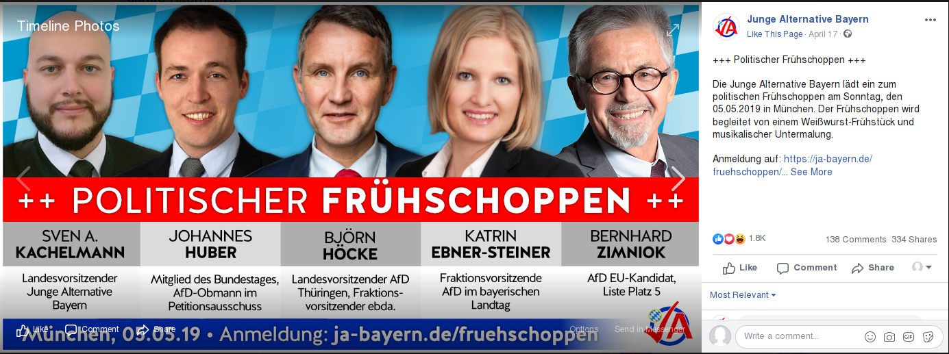 Münchner Frühschoppen mit Höcke und Zimniok